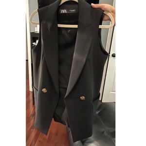 Zara blazer vest